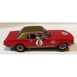 SLOT CAR SUPERSLOT H4339 FORD MUSTANG -6 ALAN MANN RACING H.MANN SCALEXTRIC UK