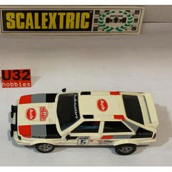 SLOT CAR SCX SCALEXTRIC EXIN 4070 AUDI QUATTRO -5 BLANCO M.MOUTON-F.PONS