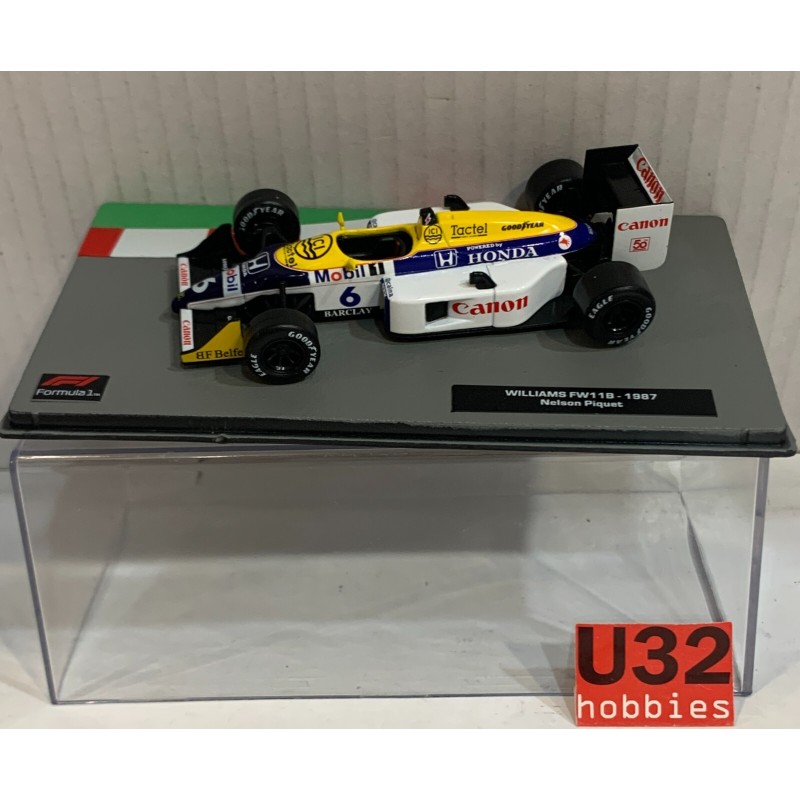 IXO SALVAT WILLIAMS FW11B -6 F1 1987 NELSON PIQUET