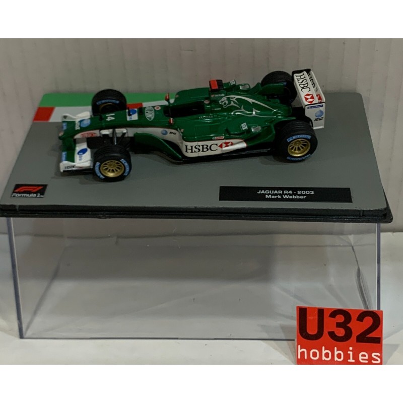 IXO SALVAT JAGUAR R4 -14 F1 2003 MARK WEBER