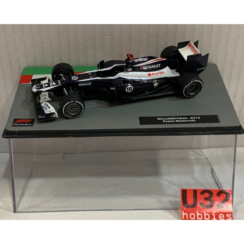 IXO SALVAT WILLIAMS FW34 -18 F1 2012 PASTOR MALDONADO