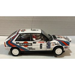 SLOT CAR TEAM SLOT 12906 LANCIA DELTA HF 4WD - 6 RALLY MONTE CARLO'87 MARTINI