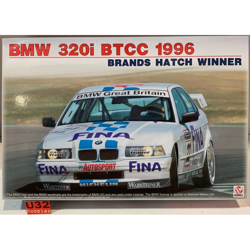 AOSHIMA BEEMAX B24045 KIT 1/24BMW 320I BTTC 1996 BRANDS HATCH WINNER