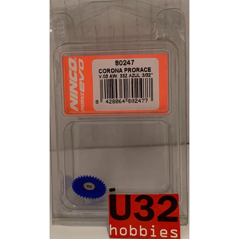 NINCO PRORACE 80247 CORONA 33z ANGLEWINDER AZUL EJE 2.38