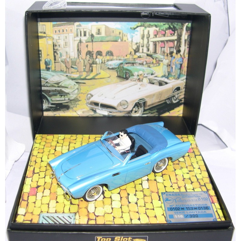 SLOT CAR TOP SLOT TOP-7022 PEGASO Z102 CABRIOLET SAOUTCHIK STREET  LD.ED 300U.