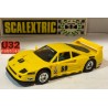SLOT CAR SCX SCALEXTRIC  EXIN 8352 FERRARI F40 -59 AMARILLO CON LUCES