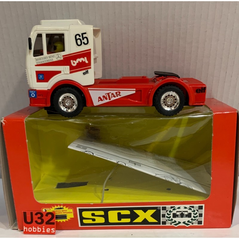 SLOT CAR SCX SCALEXTRIC MATCHBOX 83650 CAMION TRUCK MERCEDES -65 ANTAR