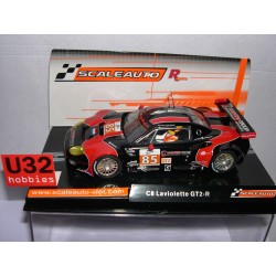 SLOT CAR SCALEAUTO SC-6075R SPYKER C8 LAVIOLETTE GT2-R -85 24H.SPA 2008   MB