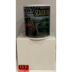 SCALEXTRIC EXIN TRIANG TAZA CON TAMPOGRAFIA CAJA RC24 CIRCUITO MINI COOPER