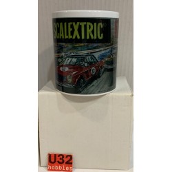 SCALEXTRIC EXIN TRIANG TAZA CON TAMPOGRAFIA CAJA GT104 CIRCUITO MERCEDES BENZ