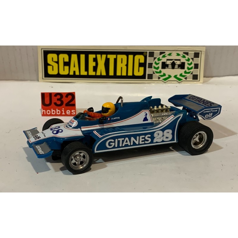SLOT CAR SCX SCALEXTRIC EXIN C-4060 LIGIER JS-11  F1  -28 AZUL OSCURO