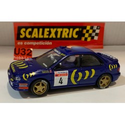 SLOT CAR SCX SCALEXTRIC ALTAYA SUBARU IMPREZA WRC -4 COLIN McRAE-D.RINGER