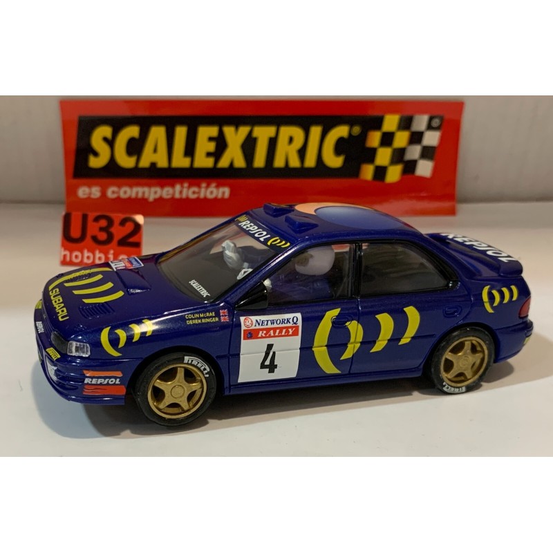 SLOT CAR SCX SCALEXTRIC ALTAYA SUBARU IMPREZA WRC -4 COLIN McRAE-D.RINGER