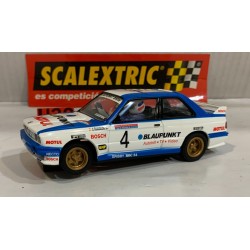 SLOT CAR SCX SCALEXTRIC ALTAYA BMW M3 E30 -4 BLAUPUNKT PEP BASSAS-RODRIGUEZ