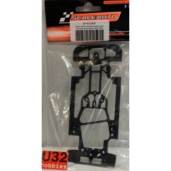 SLOT CAR SCALEAUTO SC-9123B18 CHASIS BMW M-HIBRID HYPERCAR GTP PARA SOPORTE RT4