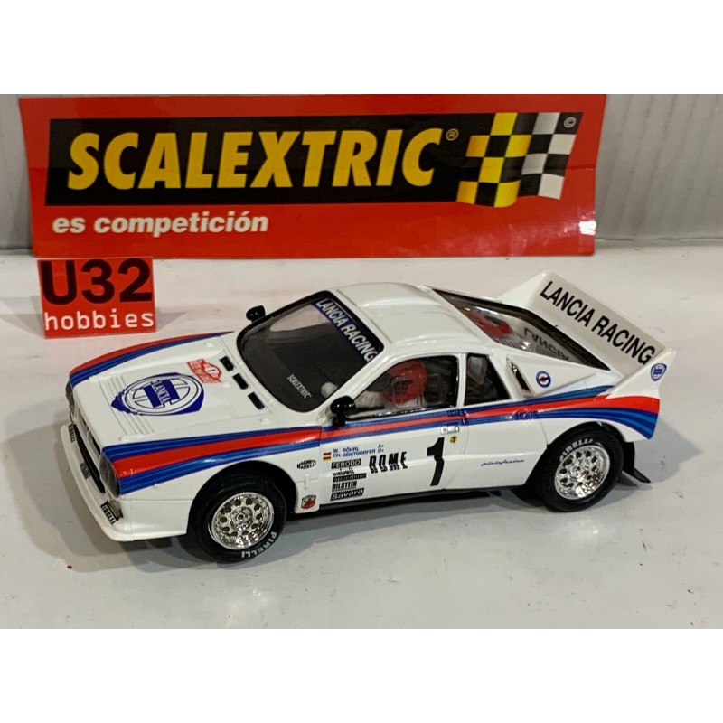 SLOT CAR SCX SCALEXTRIC ALTAYA LANCIA 037 -1 MARTINI WALTER RHORL-CH.GEISTDORFER