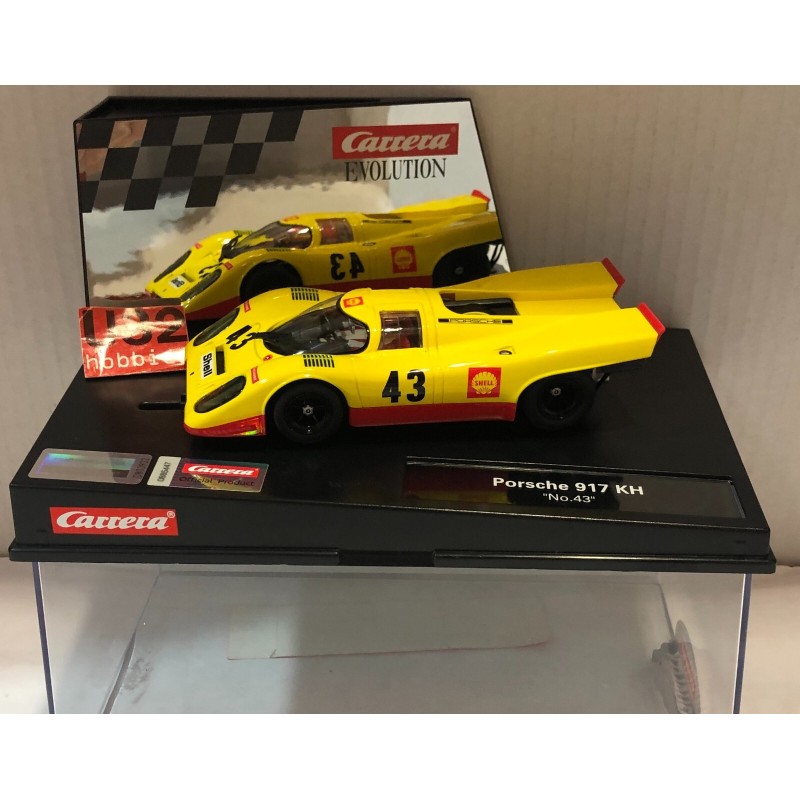SLOT CAR CARRERA EVOLUTION 27651 PORSCHE 917 LH -43 SHELL