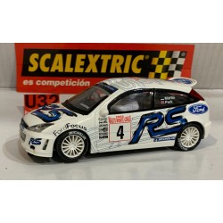 SLOT CAR SCX SCALEXTRIC  ALTAYA FORD FOCUS WRC -4 MONTE CARLO 2003 MARTIN-PARK