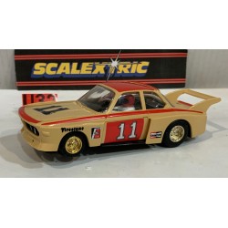 SLOT CAR TRIANG SCALEXTRIC C296 BMW 3.0 CSL -11 BEIGE