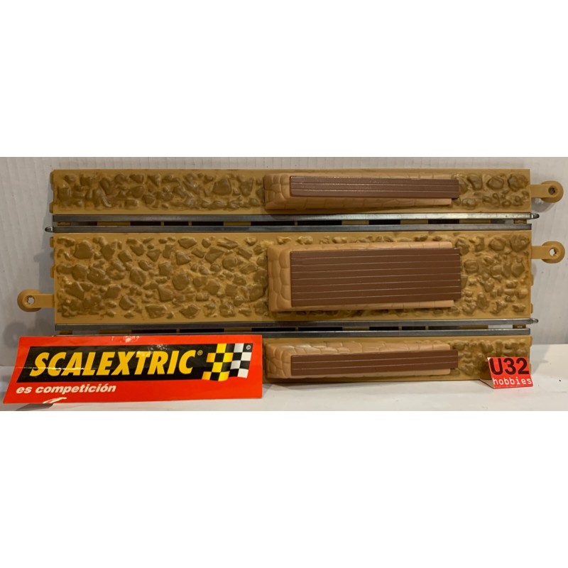 SLOT CAR SCX SCALEXTRIC  RECTA TT RAID OFFROAD OBSTACULO SALTO RAMPA  350mm