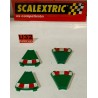 SCALEXTRIC BORDE CURVA INTERIOR PARA INTERIOR 4UNIDADES