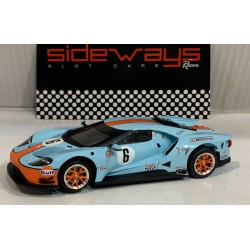 SLOT CAR RACER SIDEWAYS SWCAR02D FORD GT -6 LE MANS GULF HISTORICAL COLORS LTED.