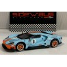 SLOT CAR RACER SIDEWAYS SWCAR02D FORD GT -6 LE MANS GULF HISTORICAL COLORS LTED.