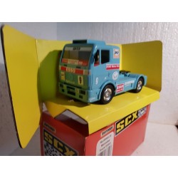 SLOT CAR SCALEXTRIC MATCHBOX SCX 83840.20 CAMION MERCEDES -9 ESSO AZUL TRUCK