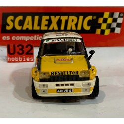 SLOT CAR SCX SCALEXTRIC PLANETA  RENAULT 5 COPA -9 ELF PARIS