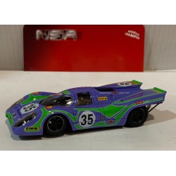 SLOT CAR NSR 0365SW PORSCHE 917 K -35 WATKINS GLEN 1970 MARTINI HYPPY