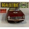 SLOT CAR SCX SCALEXTRIC EXIN C-32 MERCEDES 250SL -10 GRANATE  CAPOTA  NEGRA