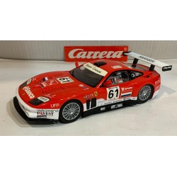 SLOT CAR CARRERA EXCLUSIV 20200 FERRARI 575 GTC -61 LE MANS 2004 BARRON CONNOR