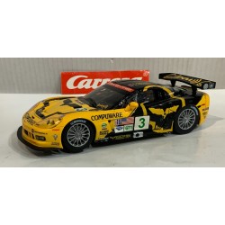 SLOT CAR CARRERA EXCLUSIV 20733 CHEVROLET CORVETTE C6R -3 ALMS 2003 DIGITAL 1/24