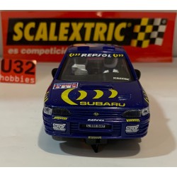 SLOT CAR SCX SCALEXTRIC ALTAYA SUBARU IMPREZA WRC -4 COLIN McRAE-D.RINGER