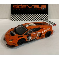 SLOT CAR RACER SIDEWAYS SWCAR01D LAMBORGHINI HURACAN GT3 -27 ORANGE TEAM LAZARUS