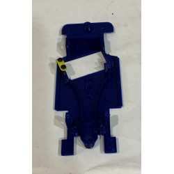 U3D CHASIS 3D PORSCHE 911 CARRERA ANGLEWINDER AZUL SCALEXTRIC