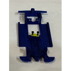 U3D CHASIS 3D CITROEN ZX KIT CAR EN LINEA  AZUL TEAM SLOT