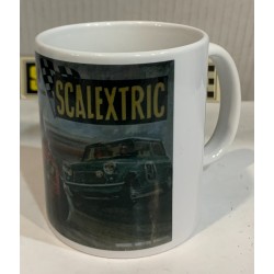 SCALEXTRIC EXIN TRIANG TAZA CON TAMPOGRAFIA CAJA RC24 CIRCUITO MINI COOPER