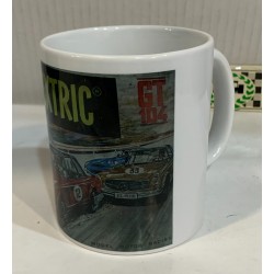 SCALEXTRIC EXIN TRIANG TAZA CON TAMPOGRAFIA CAJA GT104 CIRCUITO MERCEDES BENZ