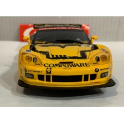 SLOT CAR CARRERA EXCLUSIV 20733 CHEVROLET CORVETTE C6R -3 ALMS 2003 DIGITAL 1/24