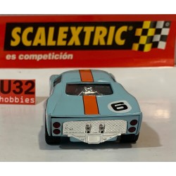 SLOT CAR SCX SCALEXTRIC ALTAYA FORD GT 40  -6 GULF WINNER LE MANS 1969 J.ICKX