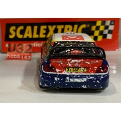 SLOT CAR SCX SCALEXTRIC ALTAYA CITROEN XSARA WRC -19 EFECTO NIEVE C.SAINZ