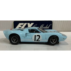 SLOT CAR FLY COLECCION CRIN FORD GT40 -12 LE MANS 1966 I.IRELAND-JOCHEN RINDT