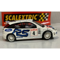SLOT CAR SCX SCALEXTRIC  ALTAYA FORD FOCUS WRC -4 MONTE CARLO 2003 MARTIN-PARK