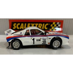 SLOT CAR SCX SCALEXTRIC ALTAYA LANCIA 037 -1 MARTINI WALTER RHORL-CH.GEISTDORFER