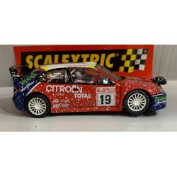 SLOT CAR SCX SCALEXTRIC ALTAYA CITROEN XSARA WRC -19 EFECTO NIEVE C.SAINZ