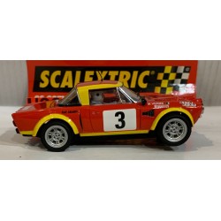 SLOT CAR SCX SCALEXTRIC 6189 FIAT 124 SPYDER -3 M.VERINI