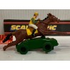 SLOT CAR TRIANG SCALEXTRIC CABALLO HORSE CON JINETE