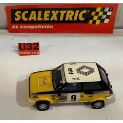 SLOT CAR SCX SCALEXTRIC PLANETA  RENAULT 5 COPA -9 ELF PARIS