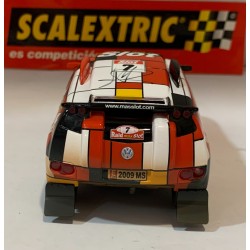 SLOT CAR SCX SCALEXTRIC 6424 VOLKSWAGEN TOUAREG -7 MAS SLOT FIRMA DEL PILOTO